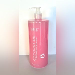 Om She Aromatherapy ~ Coconut Oil & Pink grapefruit Body Wash 33.8 fl oz